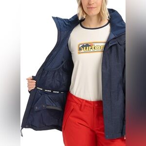 Burton Womens Jet Set Jacket, Dress Blue - Size Medium
